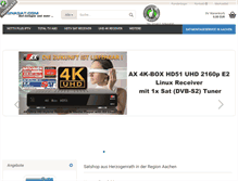 Tablet Screenshot of bosnasat.com